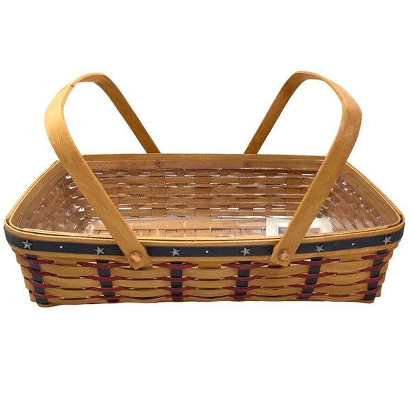 Longaberger Accents Longaberger Proudly American Gathering Basket